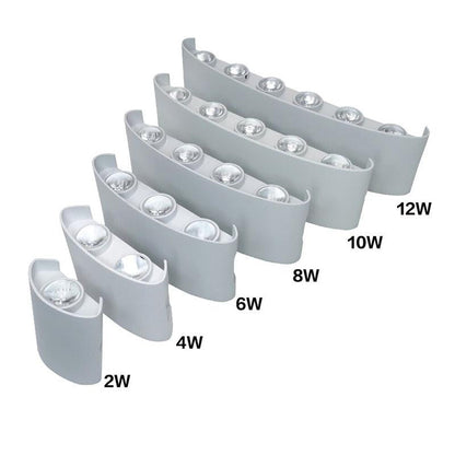 Moderne wasserdichte LED-Wandleuchte für drinnen und draußen | Stilvolle und energieeffiziente Beleuchtung