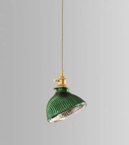 Kreative Vintage Hängeleuchten aus Glas – Retro-Deckenleuchte im Industriedesign