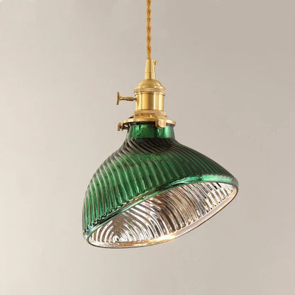 Kreative Vintage Hängeleuchten aus Glas – Retro-Deckenleuchte im Industriedesign