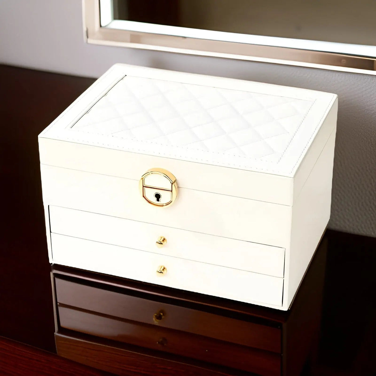 Elegancebox Luxus Schmuckbox – Mehrfachaufbewahrungsbox für Schmuck