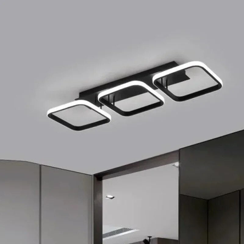 Moderner LED-Ring-Kronleuchter – Minimalistische Deckenleuchte für Wohnzimmer und Essbereich