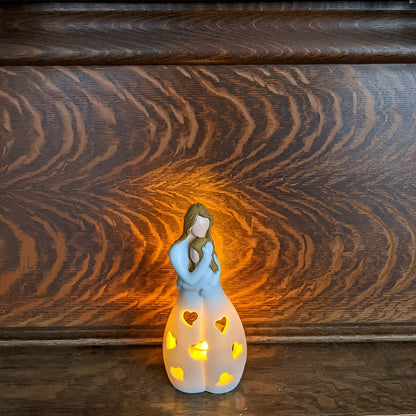 Mutter-Tochter Figur - Flackernder Kerzenhalter - LoveGlow