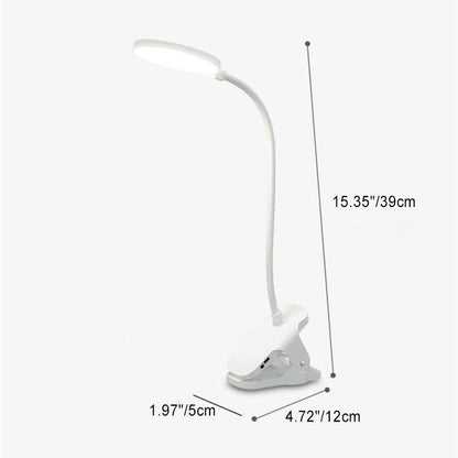 Einfache LED Clip Schreibtischlampe Wiederaufladbar Augenschutz Nachtlicht