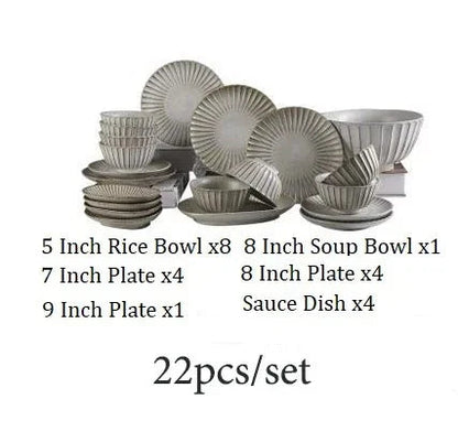 Alba Ceramic Dinner Set - Image 6