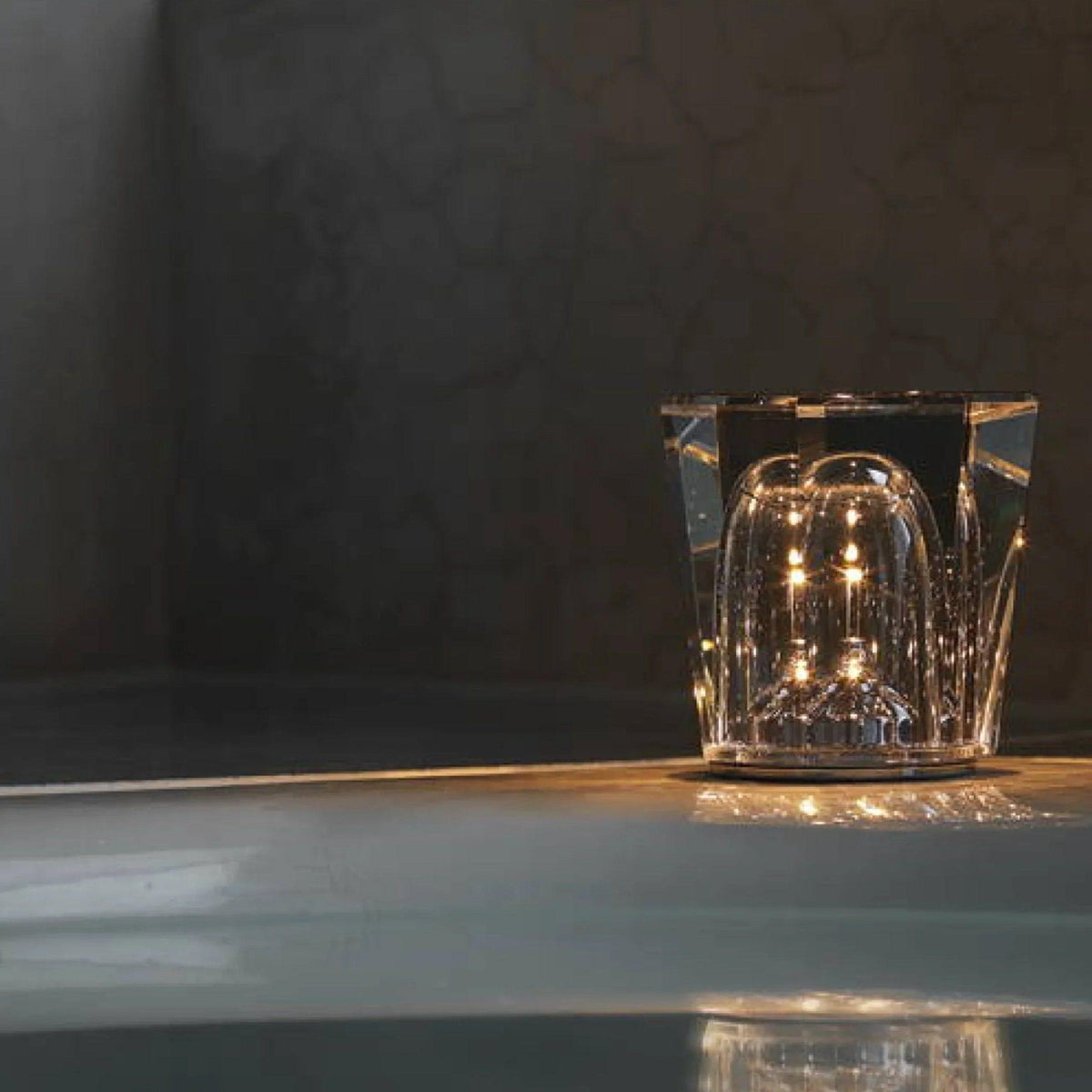 Lampe - Luxus Diamant Kristall LED Wiederaufladbare Tischlampe