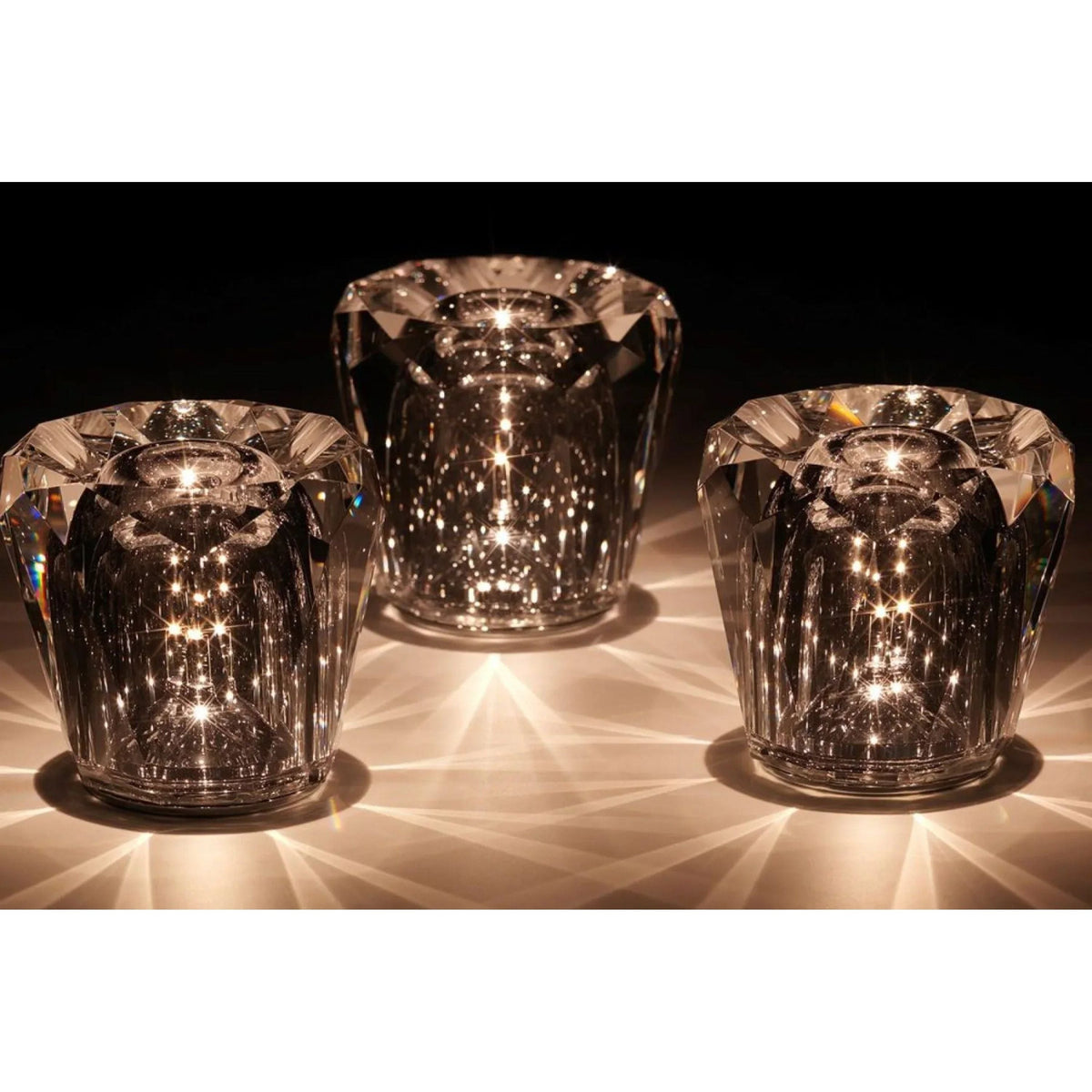 Lampe - Luxus Diamant Kristall LED Wiederaufladbare Tischlampe
