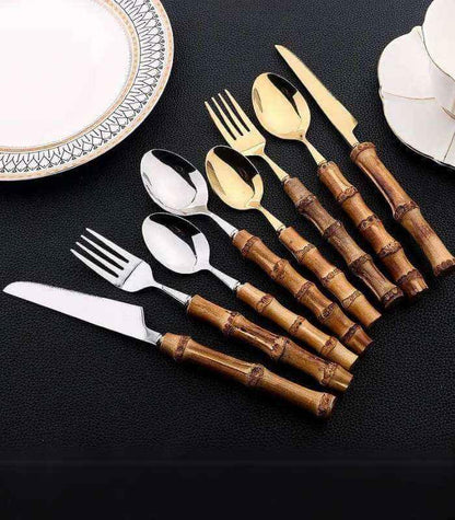 Bali 24-Piece Bamboo Cutlery Set - Image 6