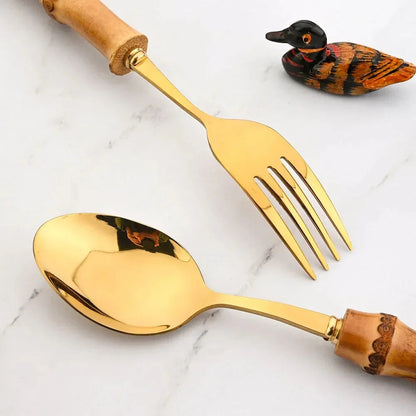 Bali 24-Piece Bamboo Cutlery Set - Image 7