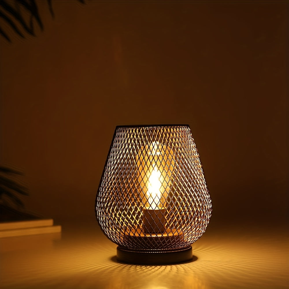 RusticMesh Tischlampen-Set Industriestil und Ambientebeleuchtung