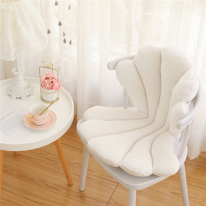Chic Samt Muschel Kissen - Luxuriöses und stilvolles Kissen für Wohnzimmer, Schlafzimmer