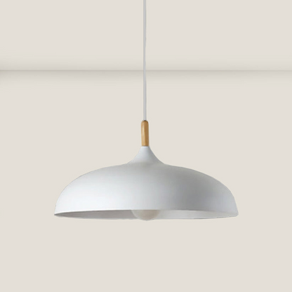 Eichenholz-Deckenlampe im nordischen Design – LED-Holz-Deckenleuchte