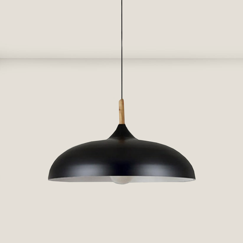 Eichenholz-Deckenlampe im nordischen Design – LED-Holz-Deckenleuchte