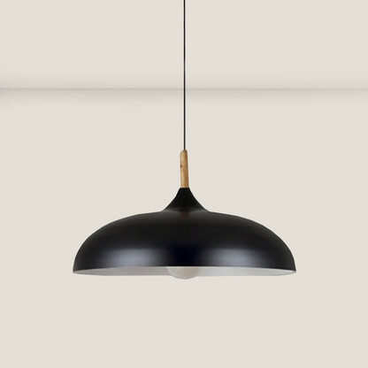 Eichenholz-Deckenlampe im nordischen Design – LED-Holz-Deckenleuchte