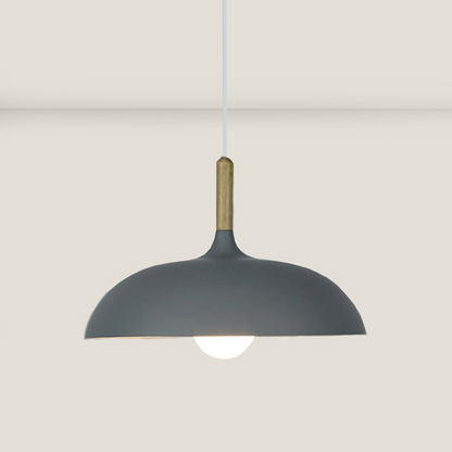 Eichenholz-Deckenlampe im nordischen Design – LED-Holz-Deckenleuchte