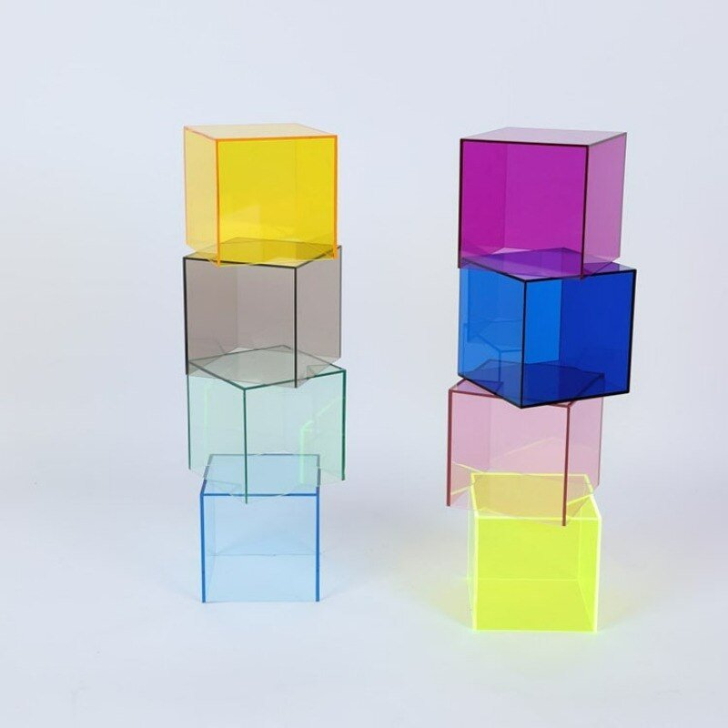 Bunte Acryl-Ausstellungs-Speicherbox