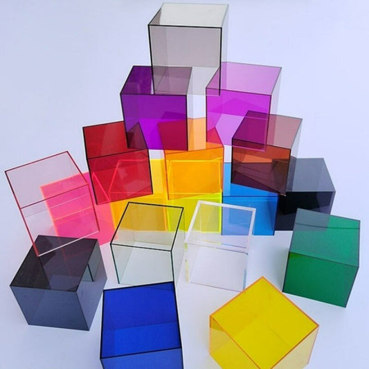 Bunte Acryl-Ausstellungs-Speicherbox