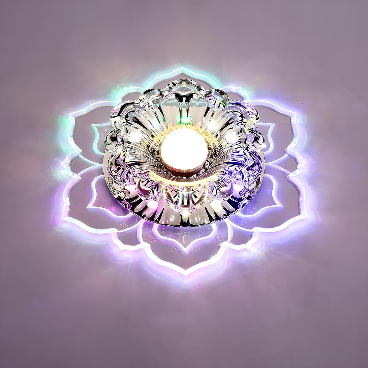 Elegante Kristall-LED-Deckenleuchte mit modernem Design