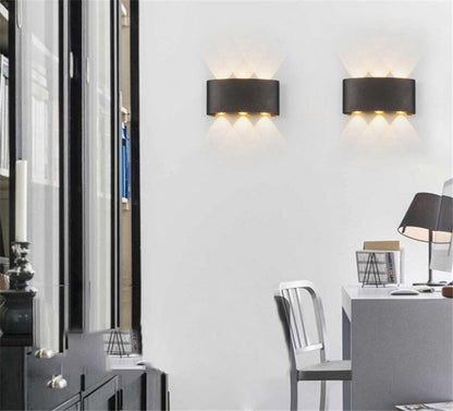 Moderne wasserdichte LED-Wandleuchte für drinnen und draußen | Stilvolle und energieeffiziente Beleuchtung