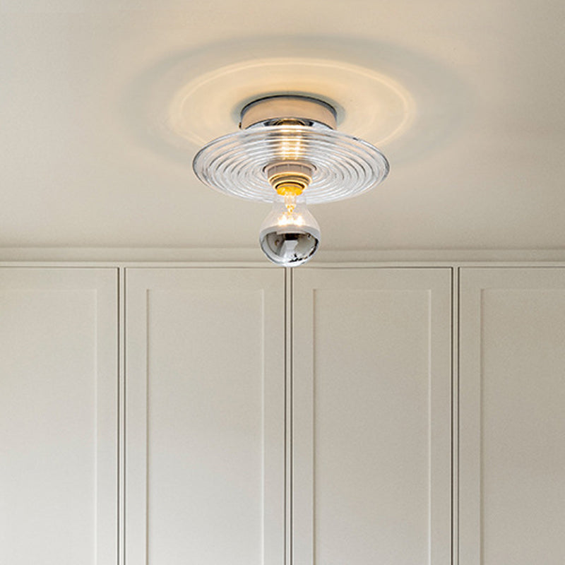 Moderne Wellen-Deckenleuchte – Elegante Glasleuchte für Wohnzimmer oder Schlafzimmer