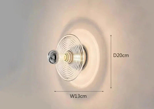 Moderne Wellen-Deckenleuchte – Elegante Glasleuchte für Wohnzimmer oder Schlafzimmer
