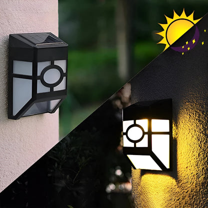 Solar-LED-Wandlampe – Energiesparend und Wetterfest | 2er-Pack für den Außeneinsatz