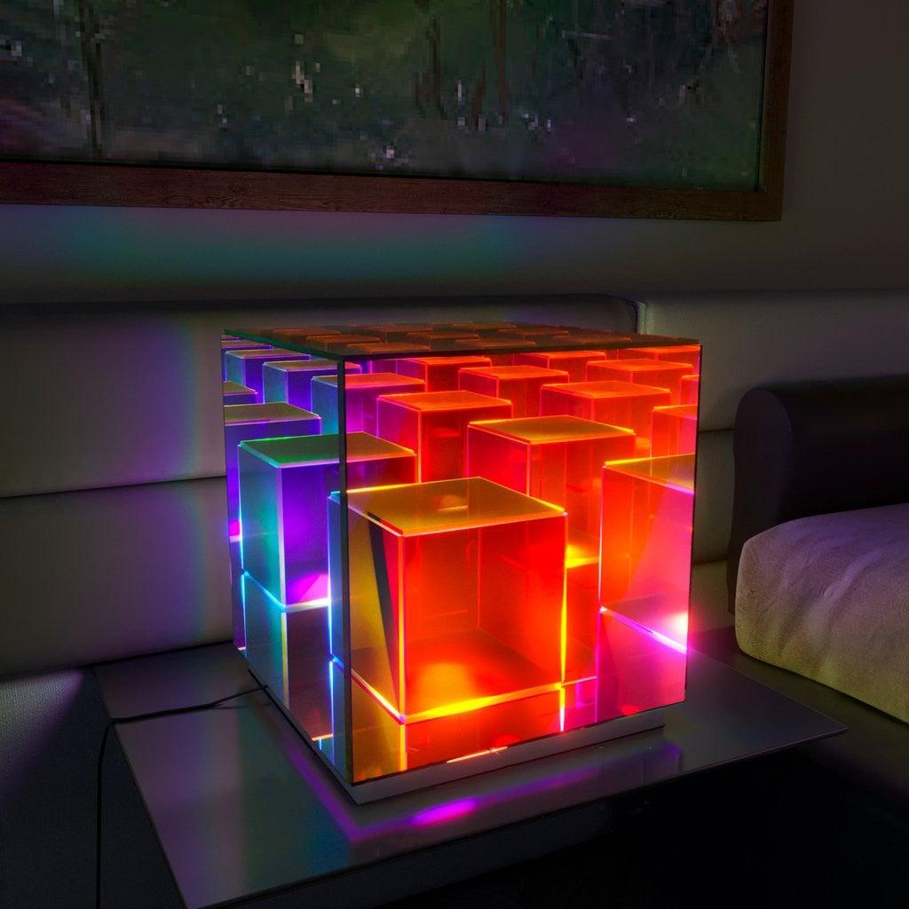 Ewigkeit Rubiks Cube Prisma Lampe