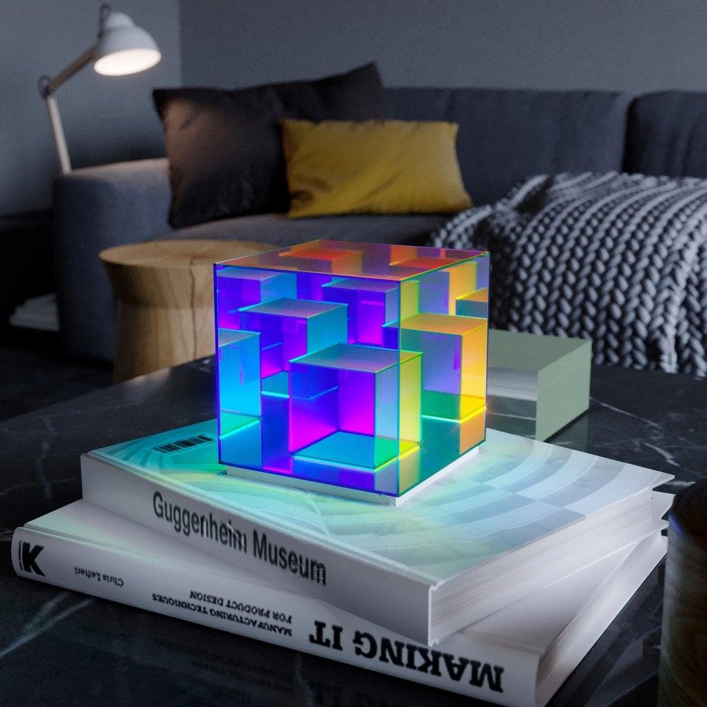 Ewigkeit Rubiks Cube Prisma Lampe