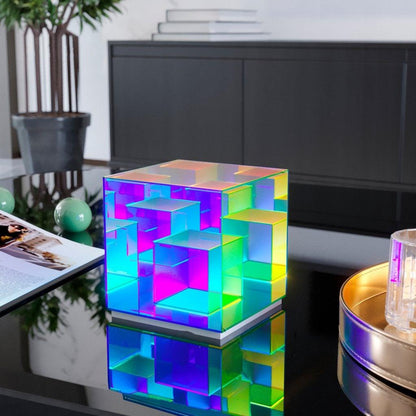 Ewigkeit Rubiks Cube Prisma Lampe