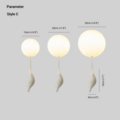 Fateh Deckenleuchten Pendelleuchten Bär Ballon