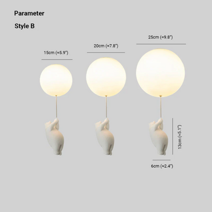 Fateh Deckenleuchten Pendelleuchten Bär Ballon