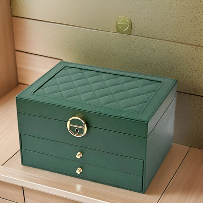 Elegancebox Luxus Schmuckbox – Mehrfachaufbewahrungsbox für Schmuck