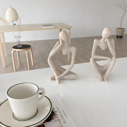 Abstrakter Denker Skulptur Wohnkultur