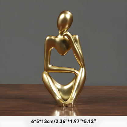 Abstrakter Denker Skulptur Wohnkultur