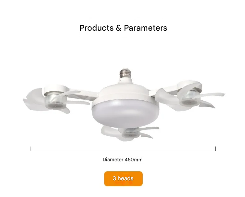 Multi Cooler Schnelles Decken-LED-Lichtventilator
