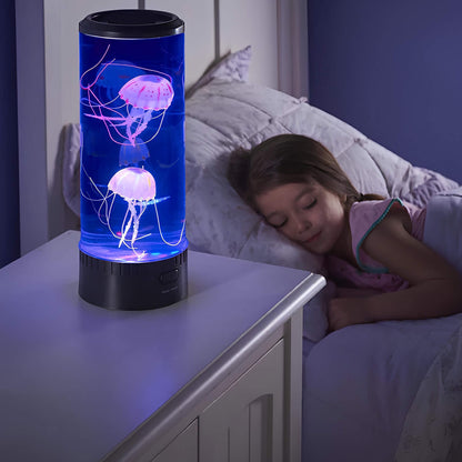 Beruhigende LED-Quallen-Tischlampe