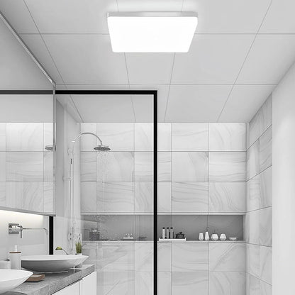 Quadratische LED-Deckenleuchte – Gleichmäßiges, Angenehmes Licht | SuitaHeim Zeilee für Wohnzimmer & Badezimmer