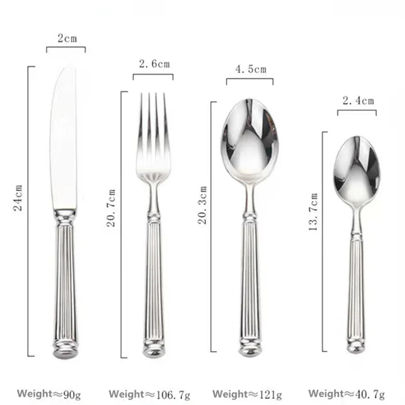 Marina Silver Cutlery Set - Image 7