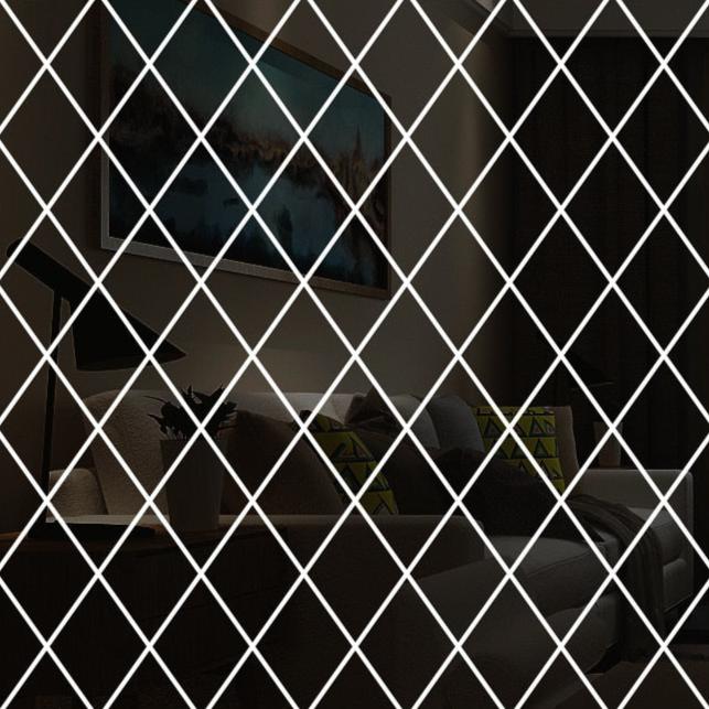 Heim Zeile | MirraShape 3D Spiegel-Dreiecke – Transformieren Sie Ihre Wände mit moderner Tiefe und Glanz