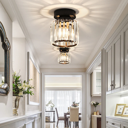 Moderne Kristall-Deckenleuchte - CrystalGlow