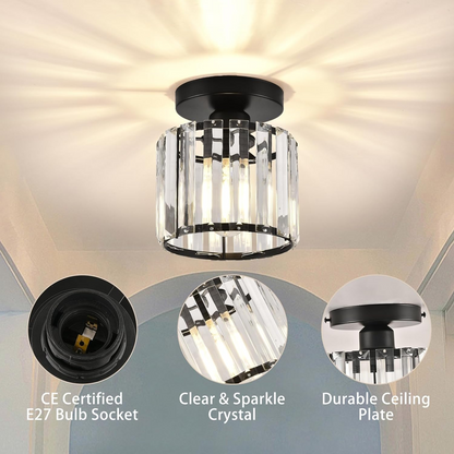 Moderne Kristall-Deckenleuchte - CrystalGlow