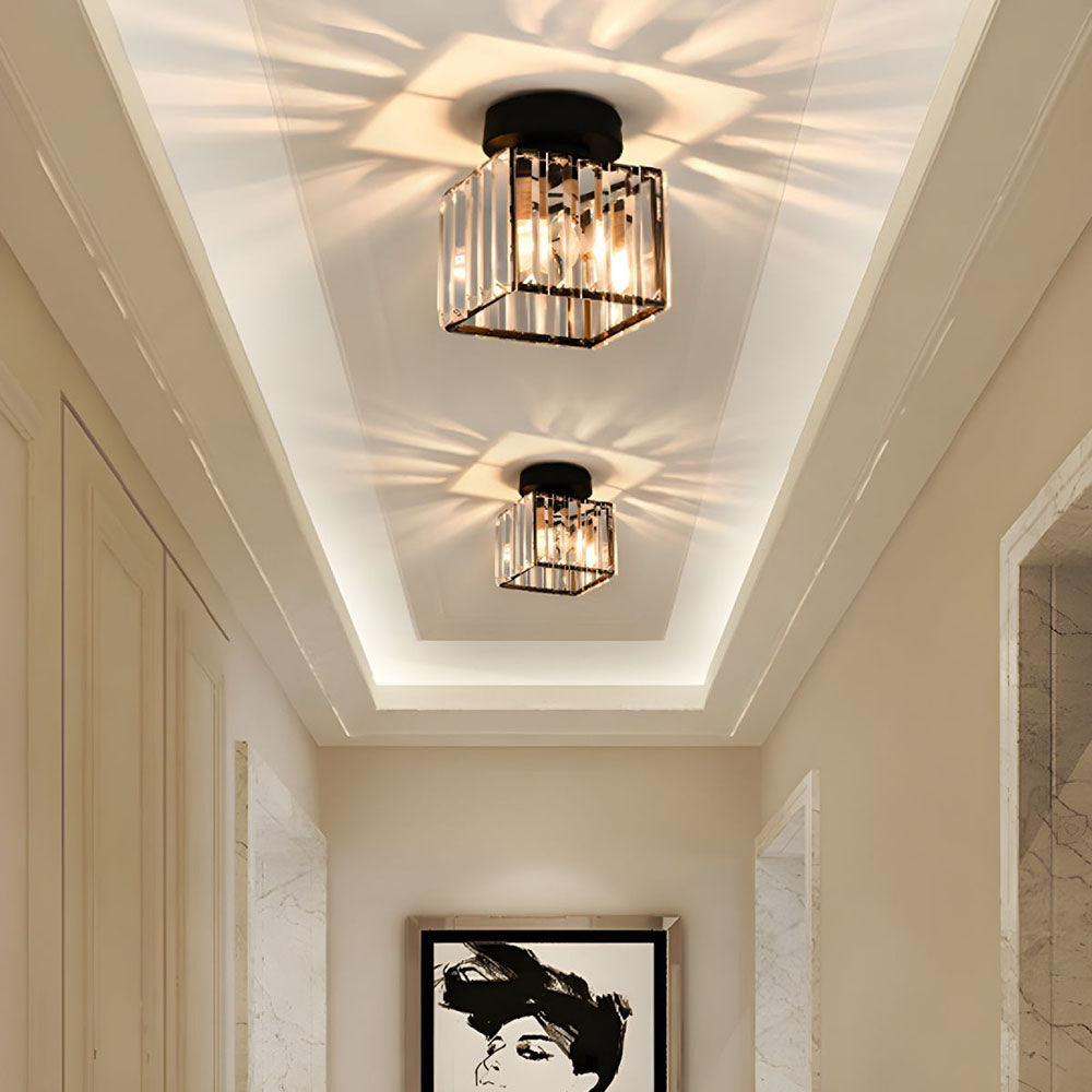 Moderne Kristall-Deckenleuchte - CrystalGlow