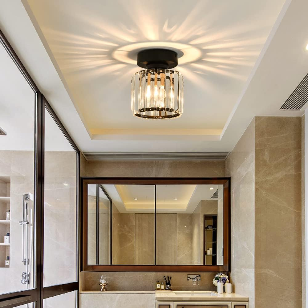 Moderne Kristall-Deckenleuchte - CrystalGlow