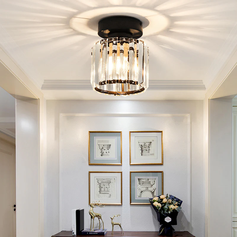 Moderne Kristall-Deckenleuchte - CrystalGlow