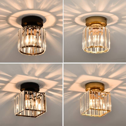 Moderne Kristall-Deckenleuchte - CrystalGlow