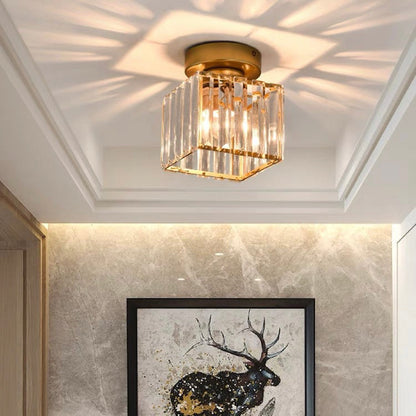 Moderne Kristall-Deckenleuchte - CrystalGlow