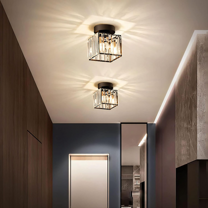 Moderne Kristall-Deckenleuchte - CrystalGlow