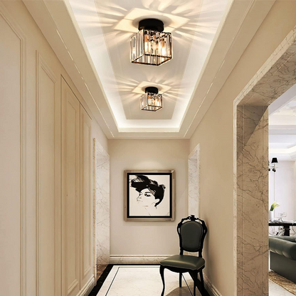 Moderne Kristall-Deckenleuchte - CrystalGlow