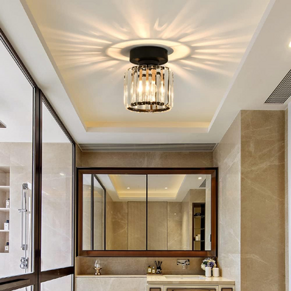 Moderne Kristall-Deckenleuchte - CrystalGlow