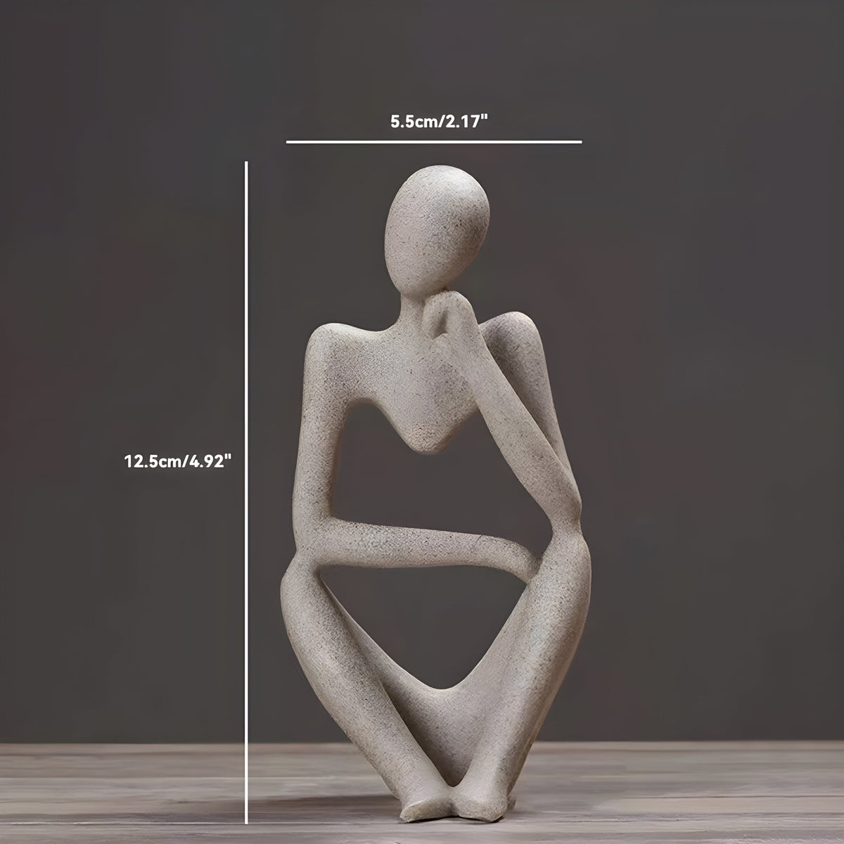Abstrakter Denker Skulptur Wohnkultur