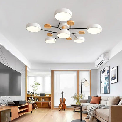 Verzweigte LED-Deckenleuchte - NordicGlow